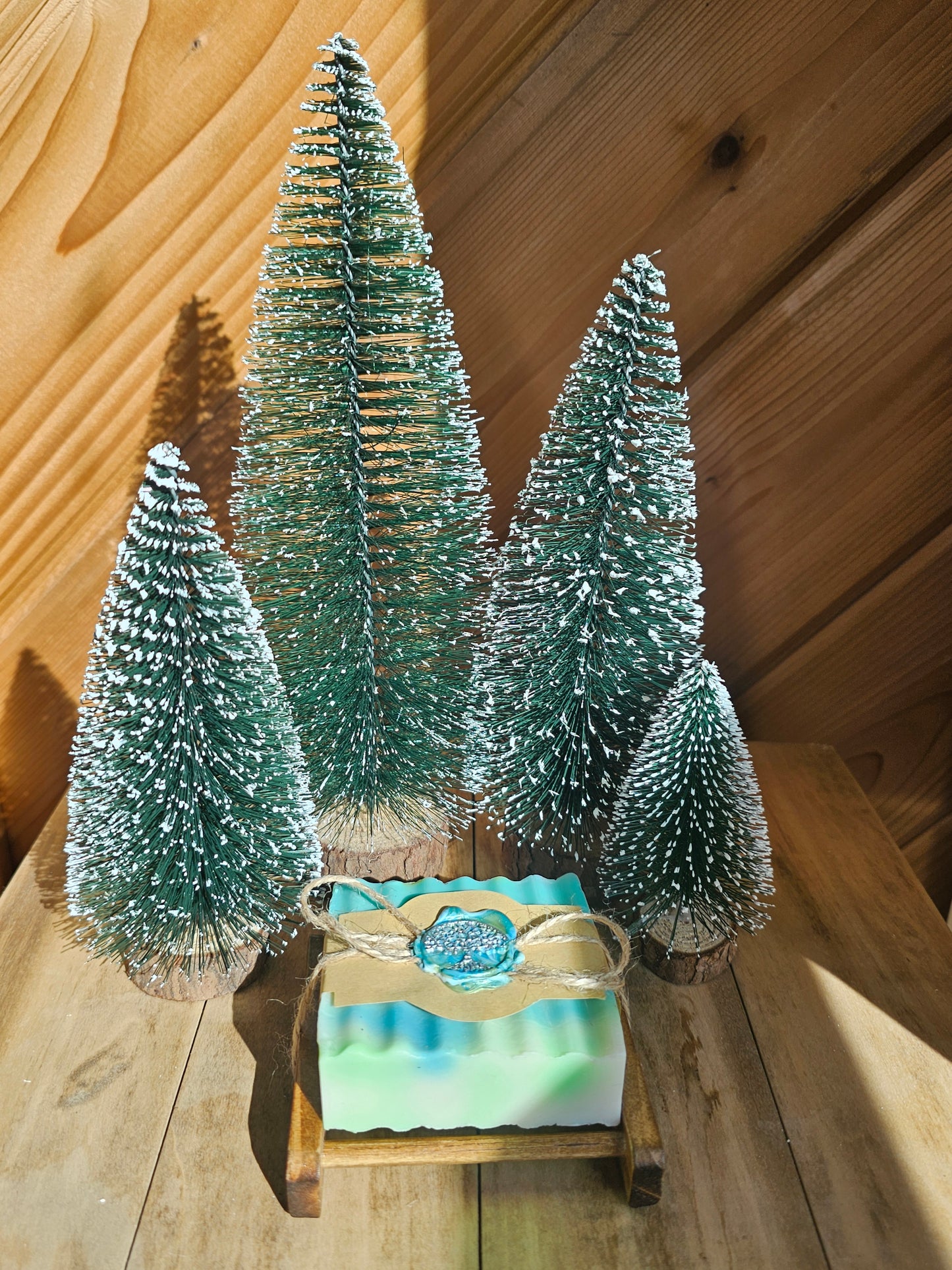 Northern Lights Pine Trees soap
